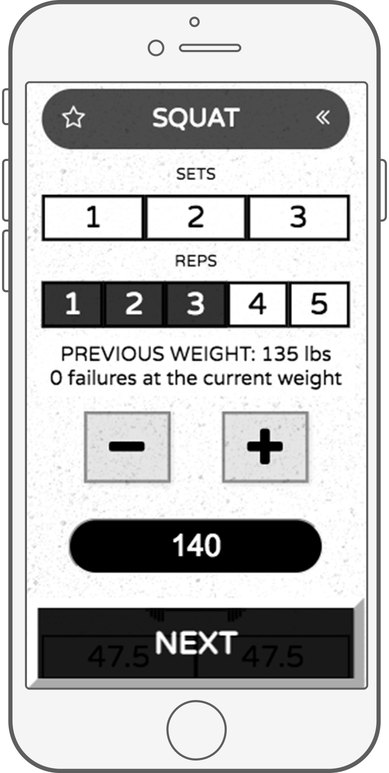 A screenshot of the Linear PPL Workout application.