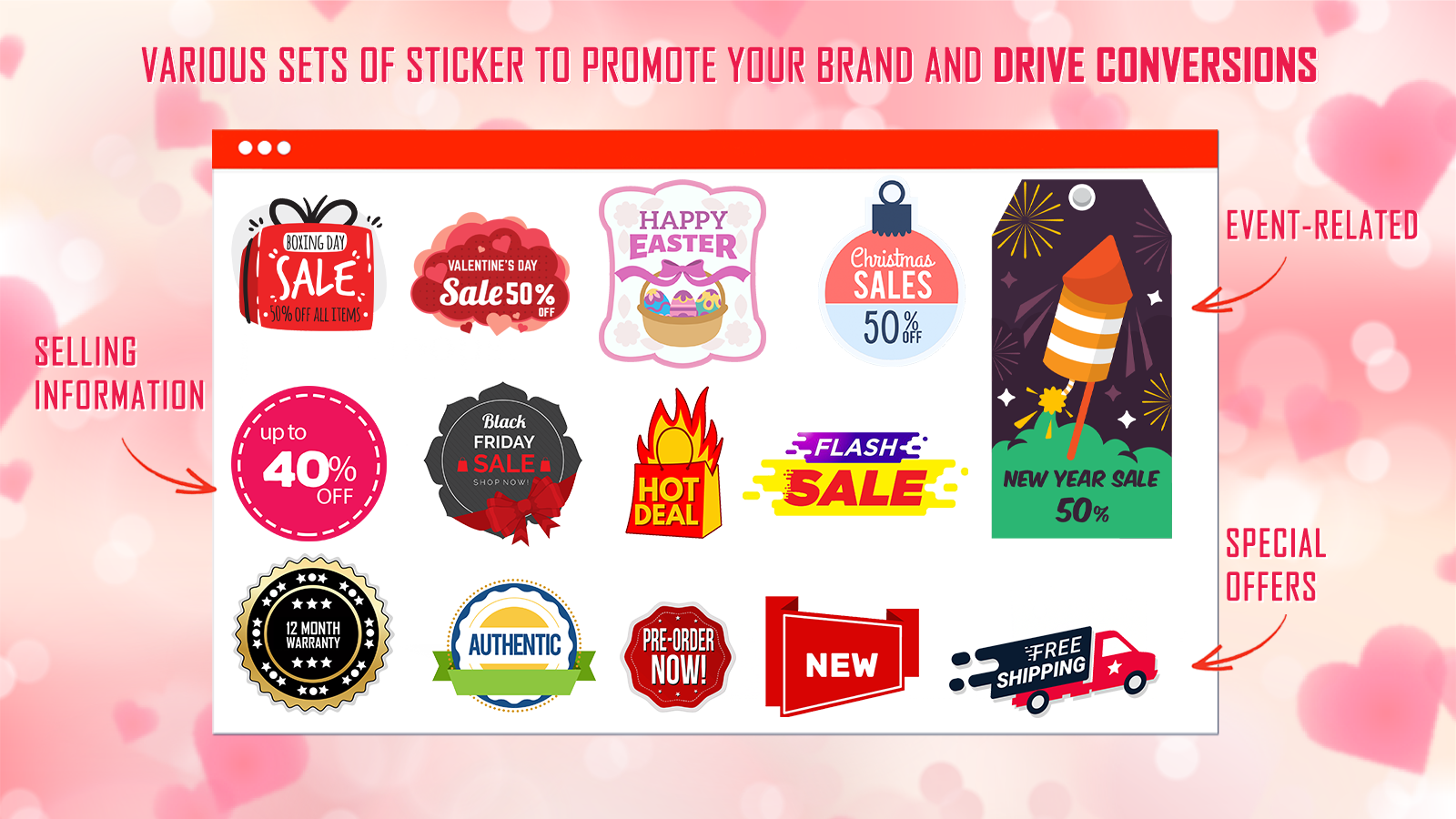 4. Beautiful stickers to décor your Shopify store..png