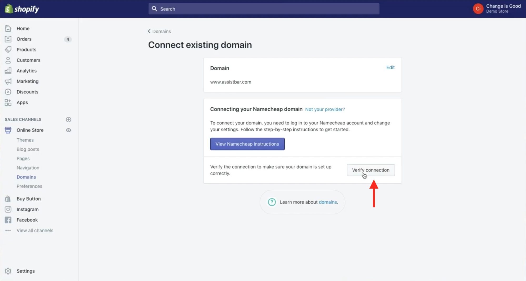 5. Guide to connect your domain to your Shopify store.png