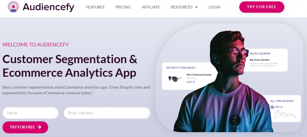 1. Audiencefy - top customer segmentation and analytics app.png