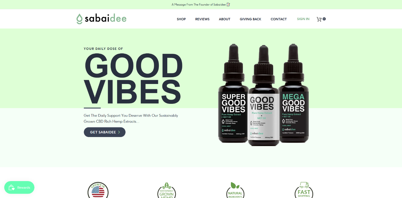 4. Sabaidee - A famous store of CBD in Shopify.png