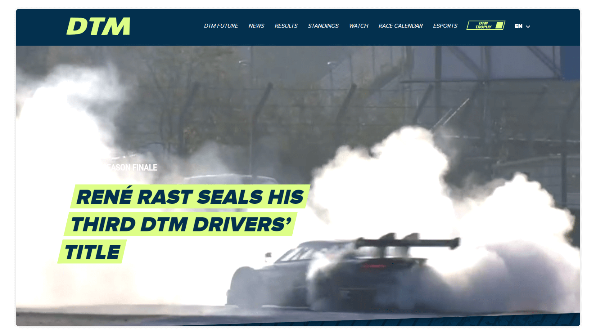 DTM Website With Hygraph