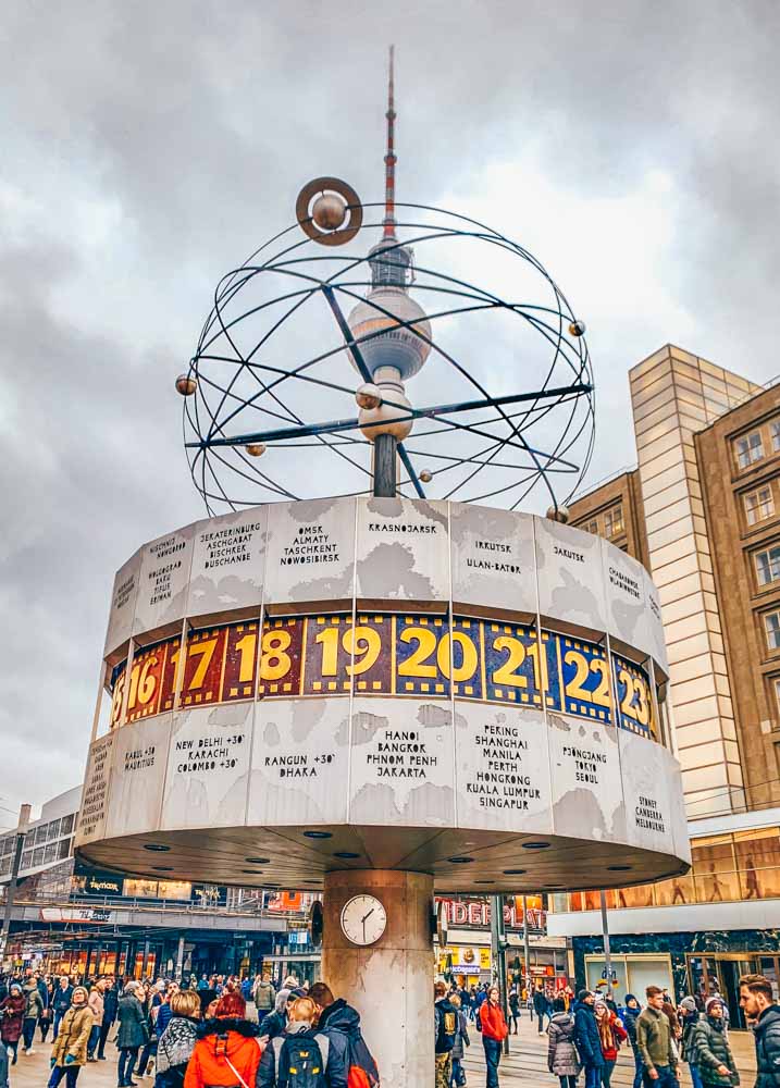 The World Clock near Alexanderplatz