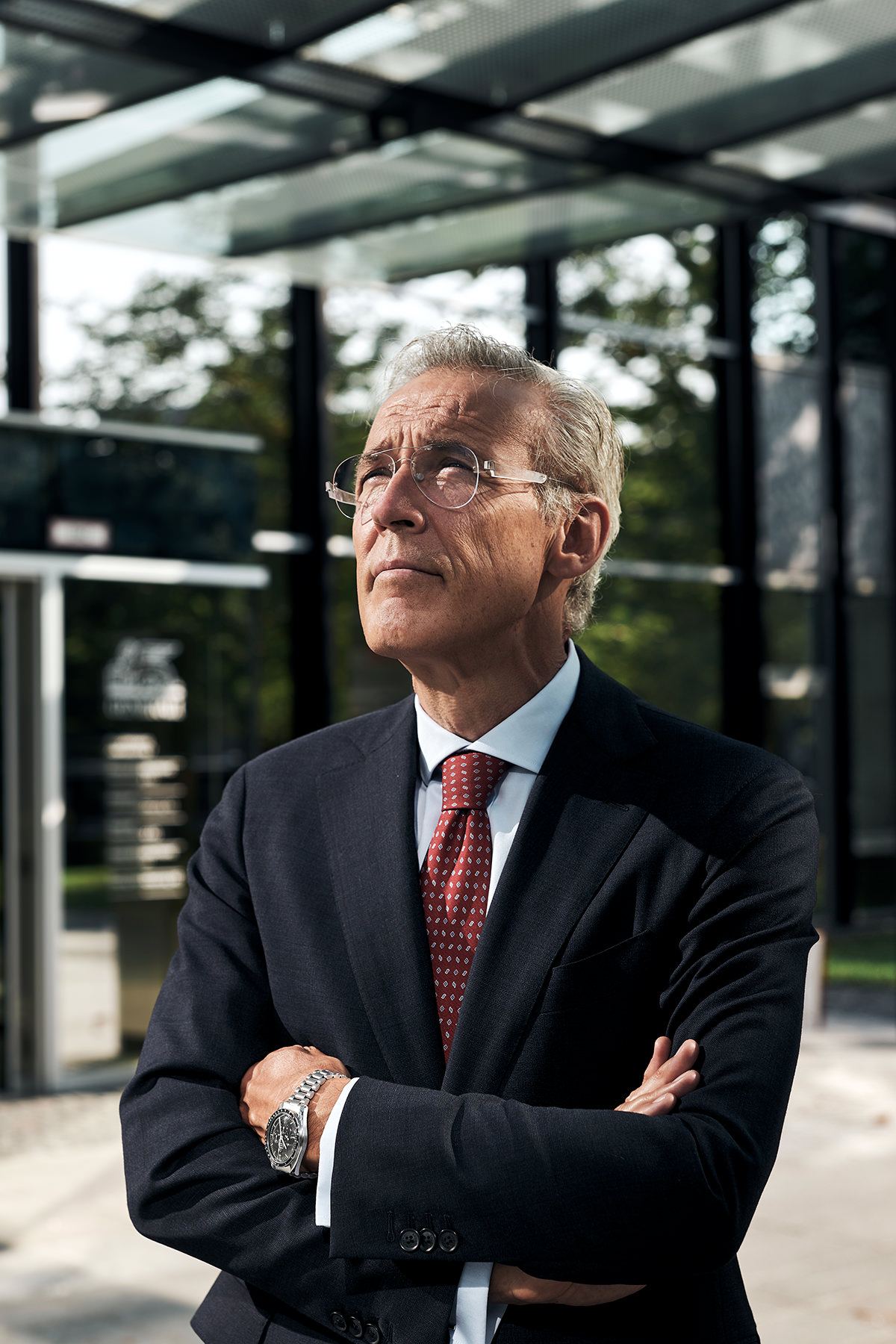 Portrait of Generali CEO in Munich headquarters