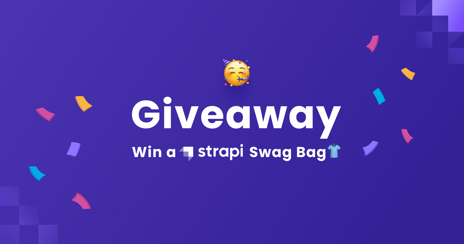 <p>Your Chance to Win a Strapi Swag Bag</p>
