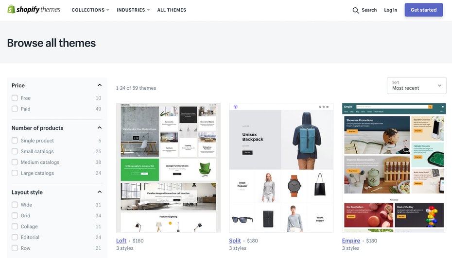 2. Stunning theme for e-commerce store from Shopify.jpg