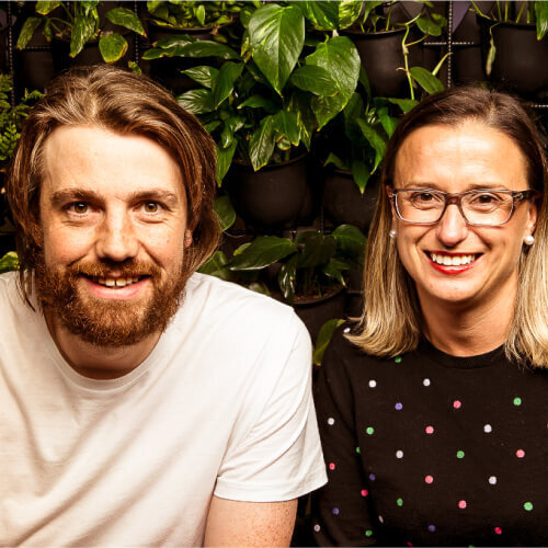 Mike Cannon-Brookes and Katherine McConnell
