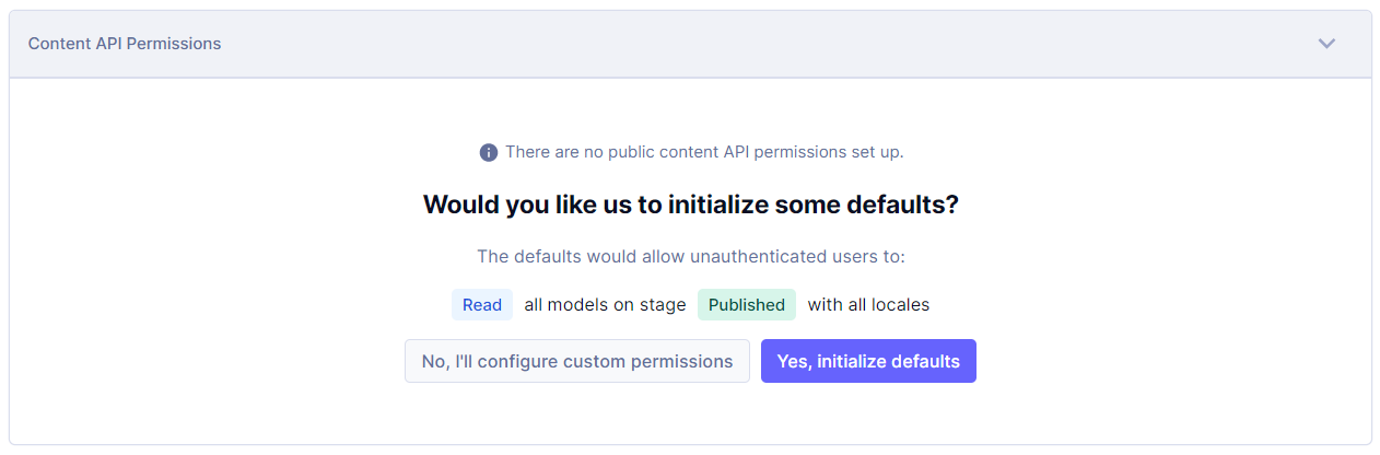 GraphCMS content API permissions default.png