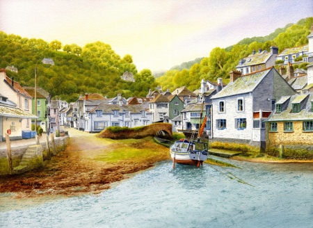 Polperro, Cornwall (Watercolour Painting)