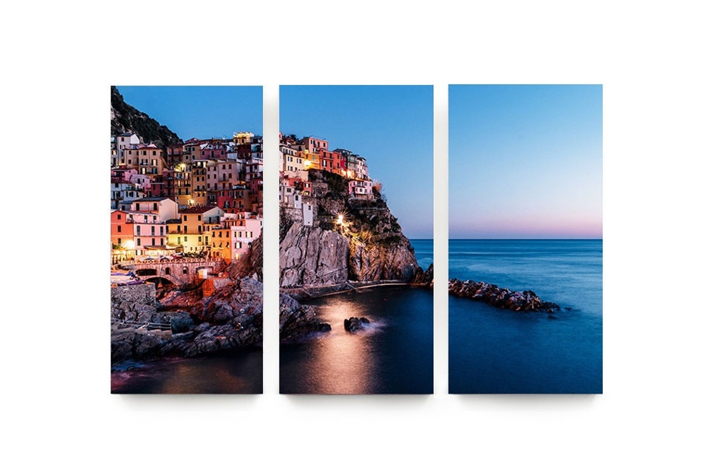 Triptych print of Cinque Terre Italy