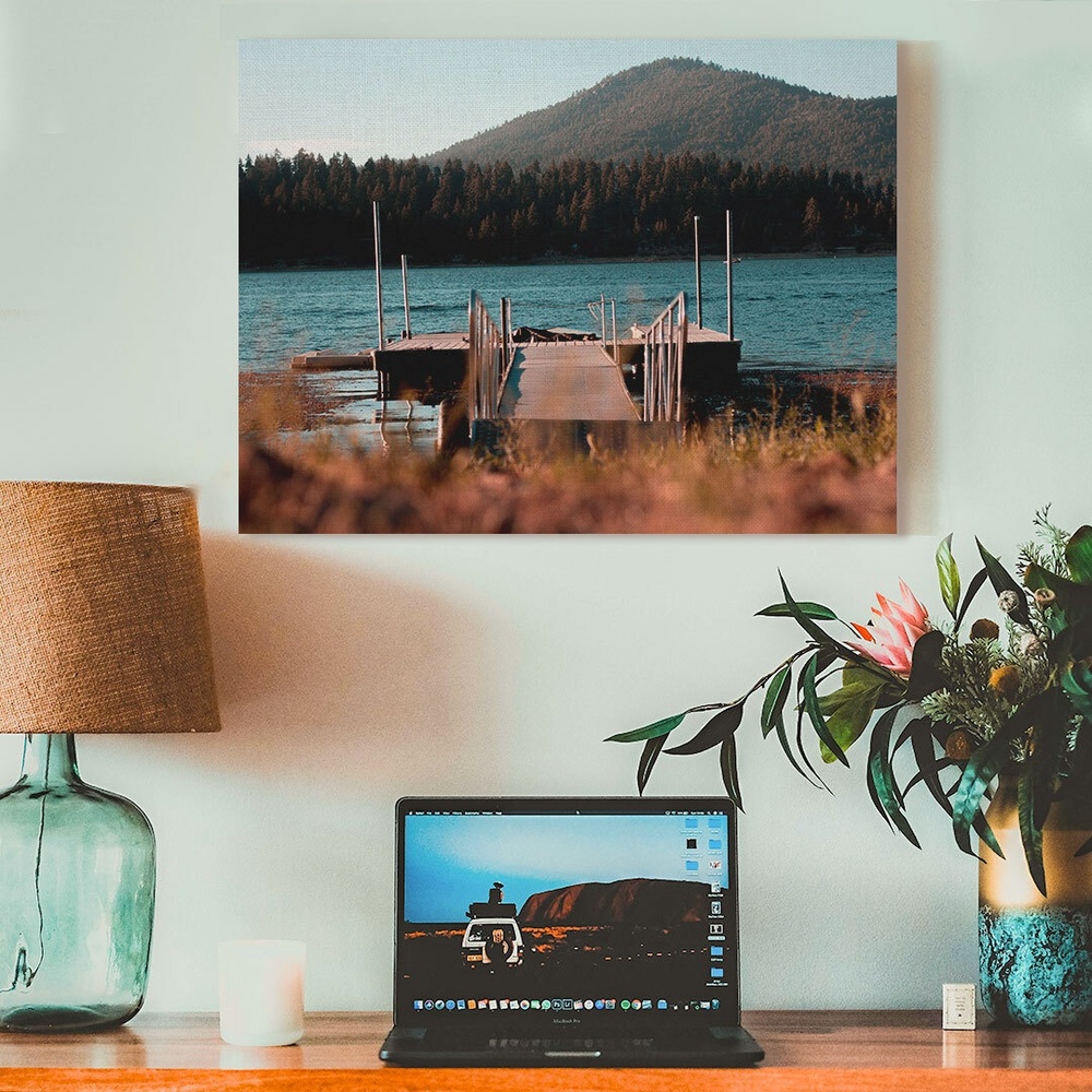 Remote home office wall art