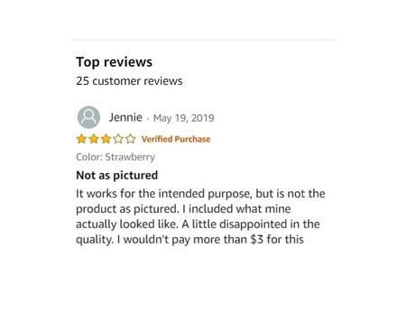 Amazon bad review