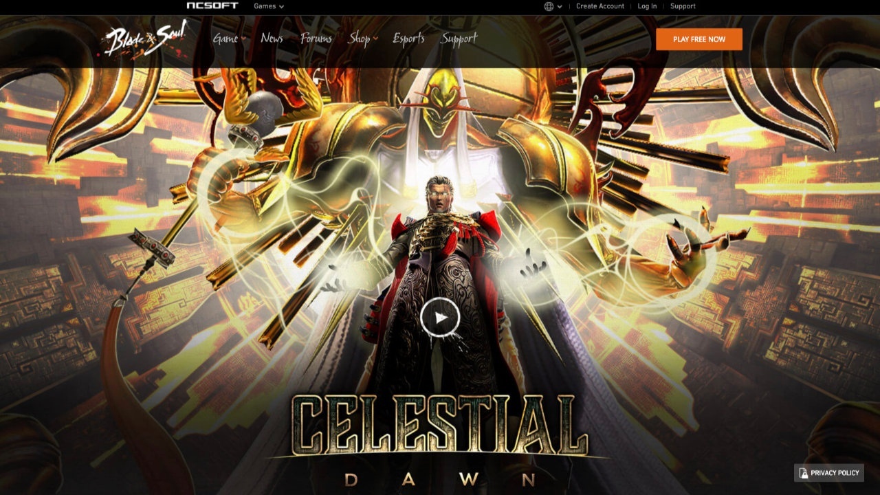 Event page for the Celestial Dawn update