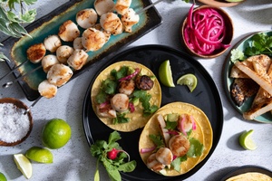 Grilled Scallop Tacos