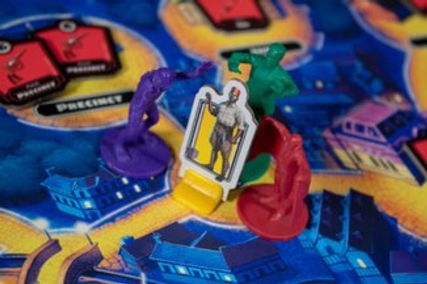 Photo of a game piece on the Horrified board.