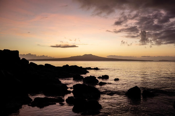 Photo of Takapuna Beach Reserve at sunset