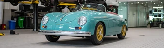 Check out this superb restored 1955 Porsche 356 Speedster with period-correct modifications