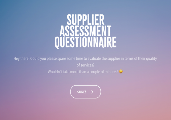 Potential Supplier Assessment Questionnaire
