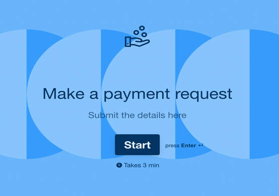 Simple Payment Request Form