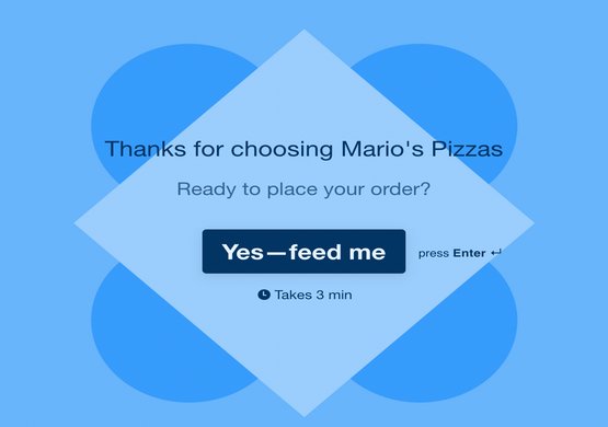 Restaurants Pizza Order Form