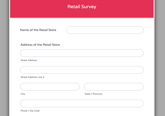 Retail Customer Feedback Form