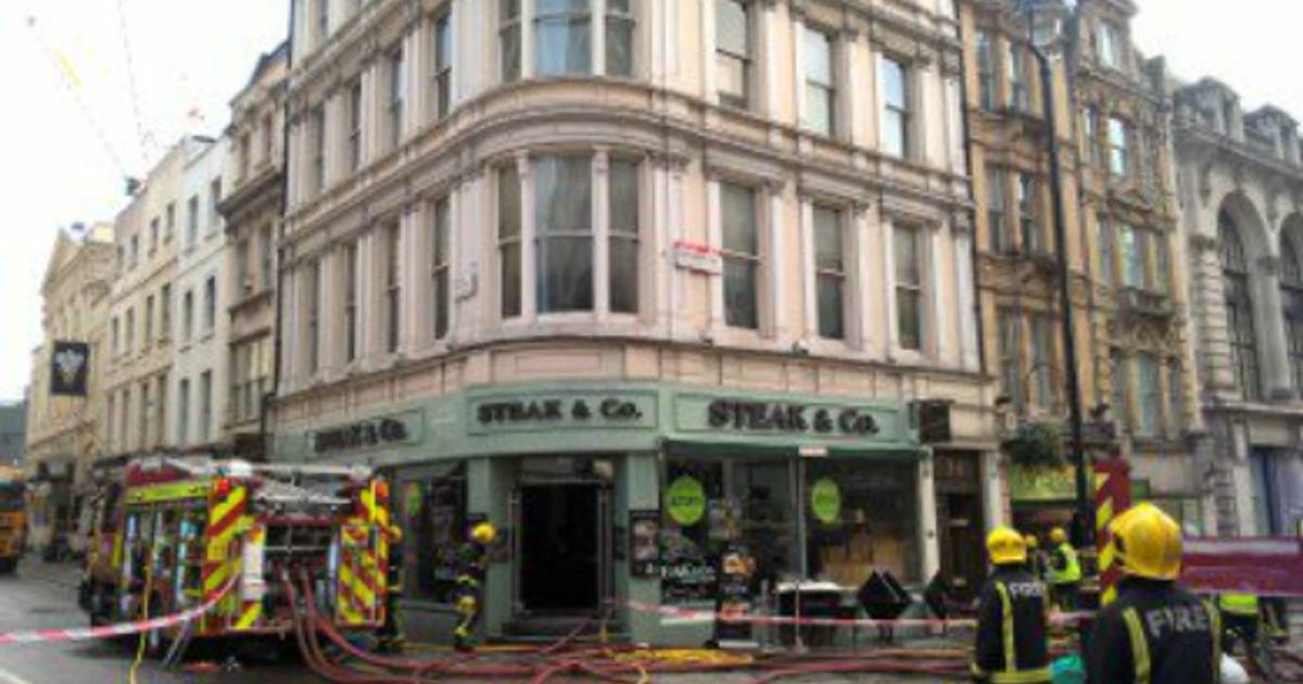 The Caterer - Almost 60 firefighters at Steak & Co restaurant in London's Haymarket