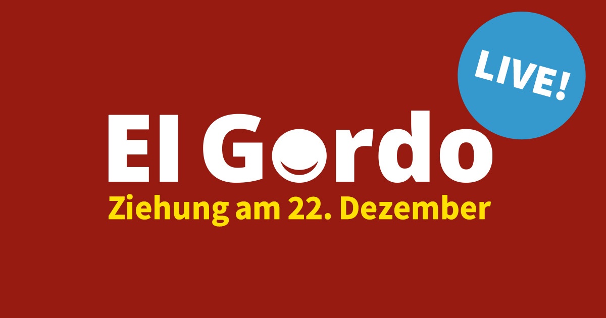 El Gordo Ziehung 2022 LIVE – Livestream Spanische Weihnachstlotterie!