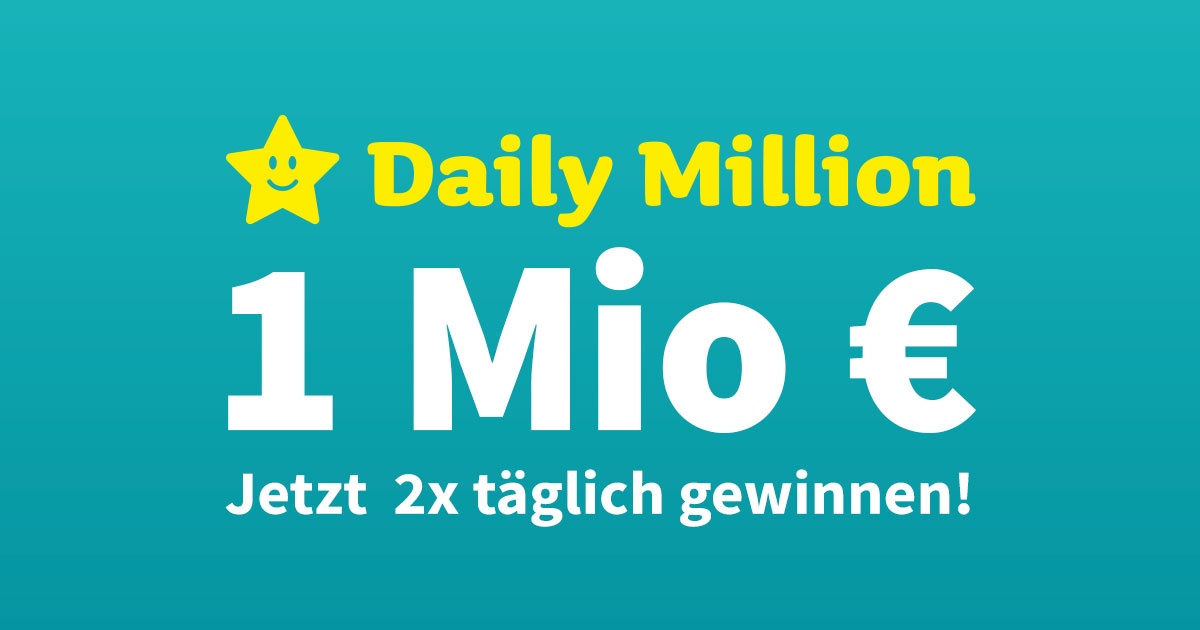 Daily Million bei Lottohelden.de – Das tägliche Lotto aus Irland!