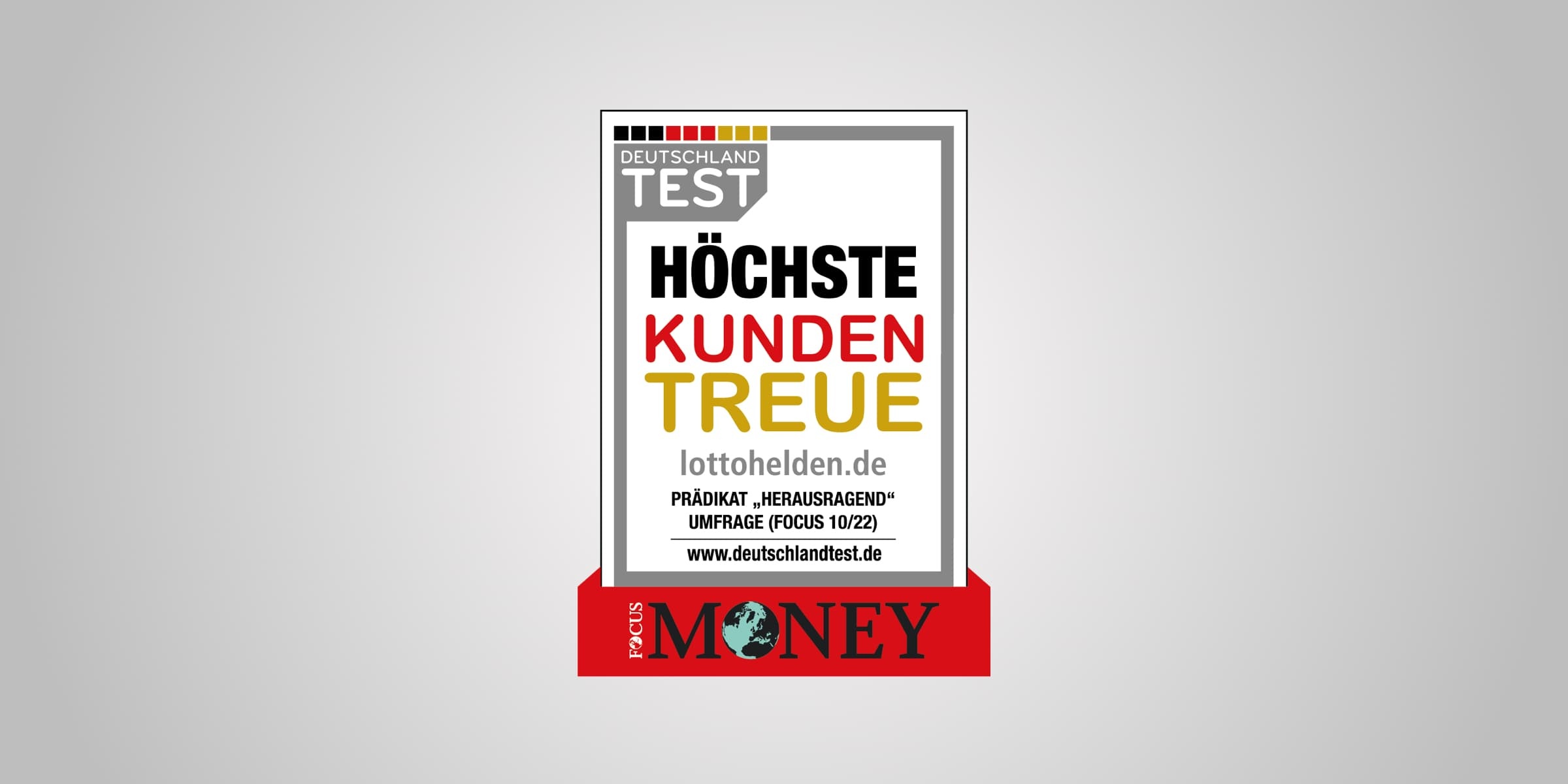 Lottohelden erhielt im großen Deutschland Test das Prädikat „herausragend“