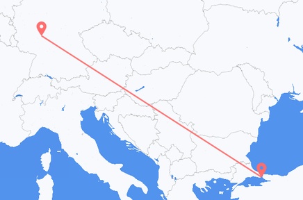 Flights from the city of Istanbul to the city of Frankfurt