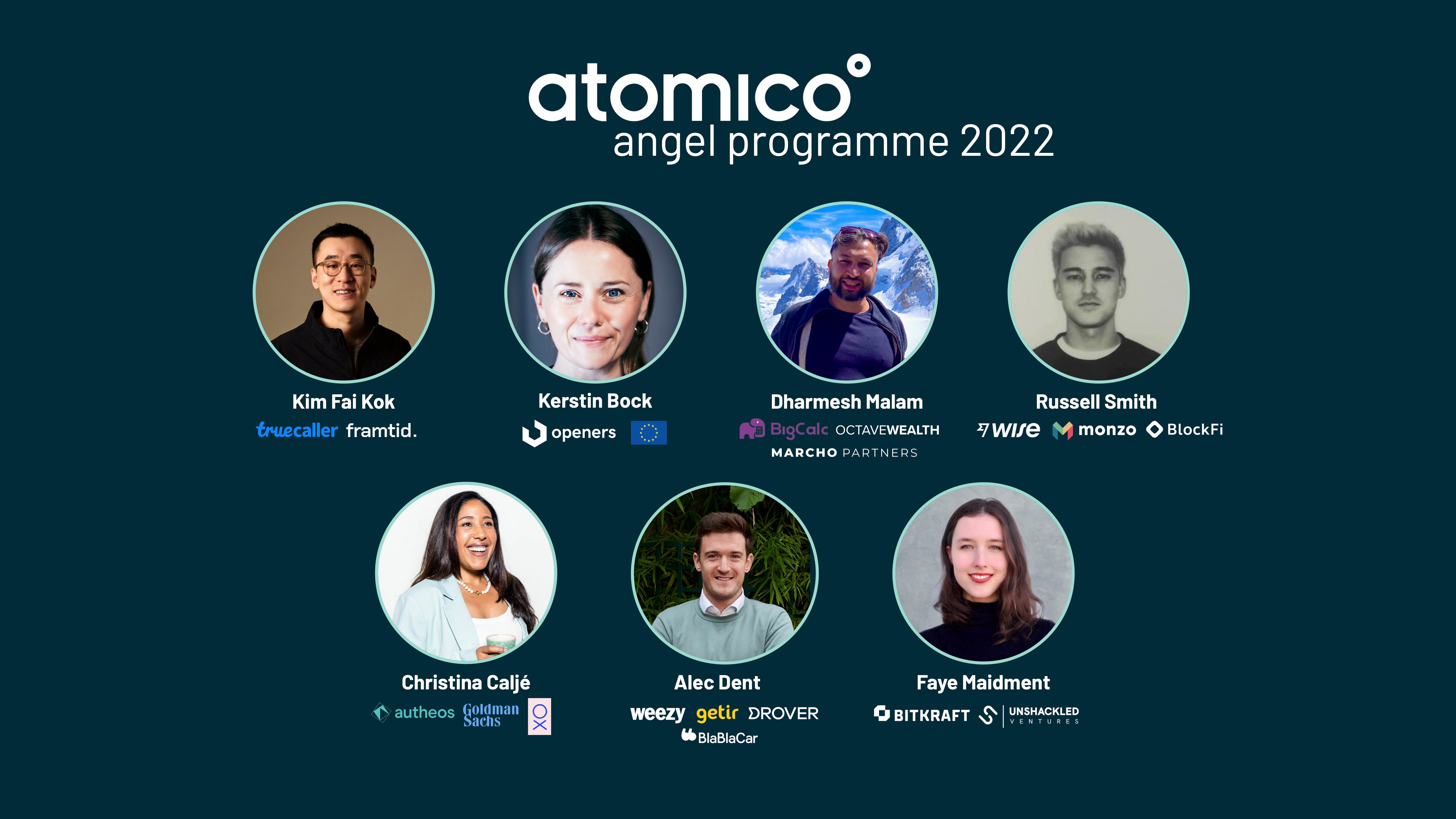 Welcoming seven new members to the Atomico Angel Programme