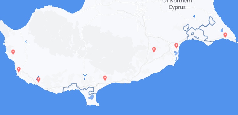 10-Day Cyprus Road Trip to Larnaca, Paphos, Nicosia, Limassol, Ayia Napa and Paralimni