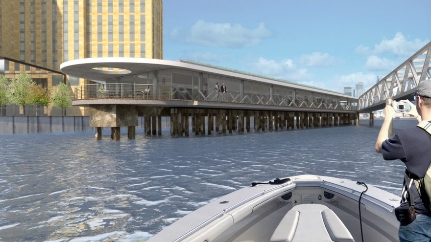 Proposed drawing of pier