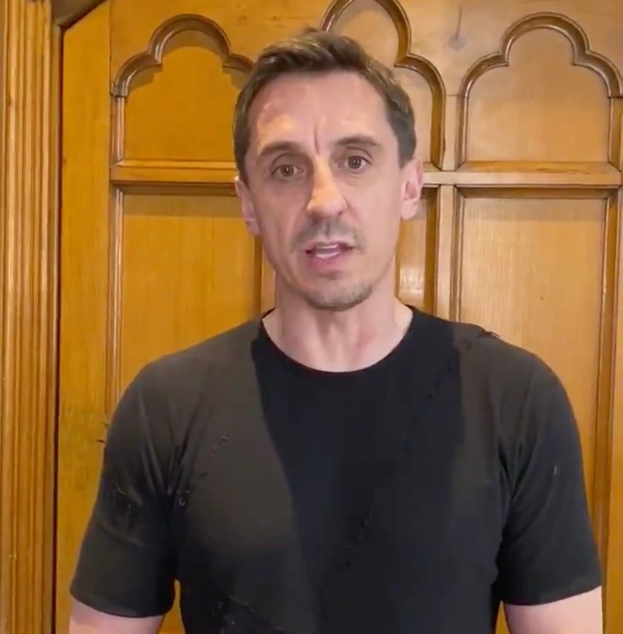 Gary Neville offers 176 hotel rooms to NHS staff