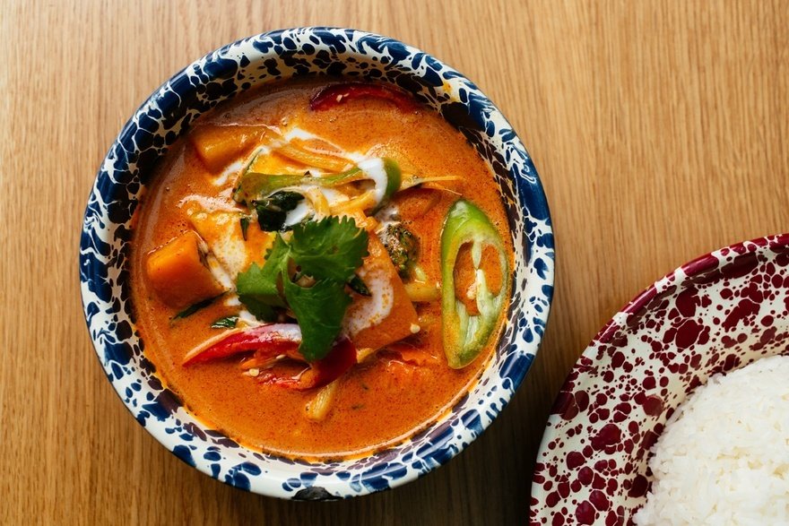 Butternut red curry