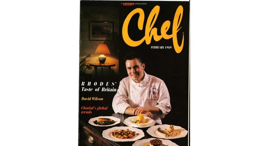 gary rhodes chef cover feb 1989