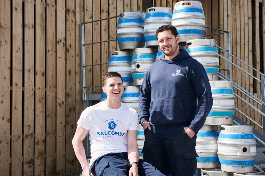 Chris and Sam, Salcombe brewers