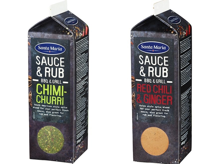 Santa Maria Foodservice chimichurri and red chilli and ginger