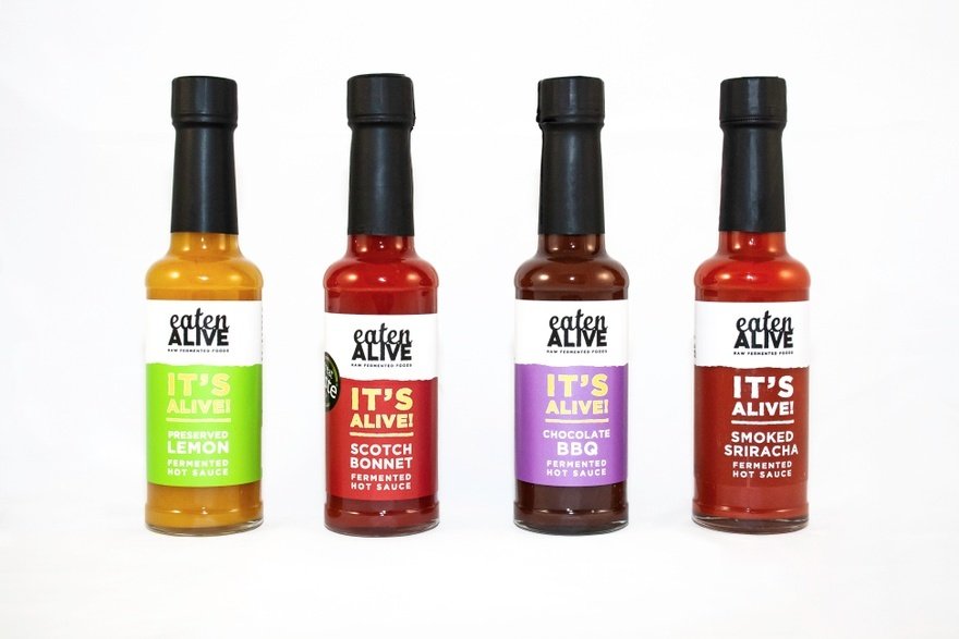 Eaten Alive range hot sauces