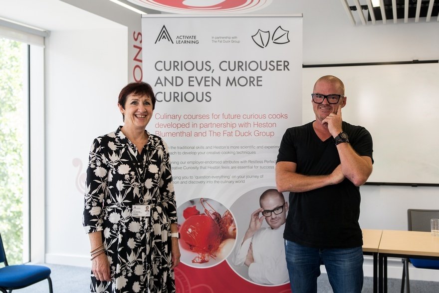 Heston Blumenthal cookery course Activate Learning 