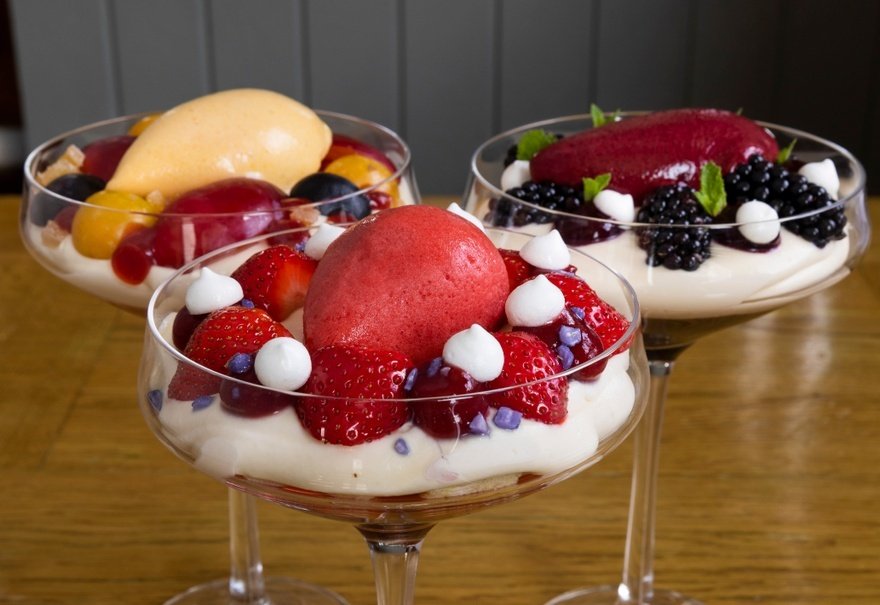 Caterer Masterclass The Harwood Arms Trifle 146