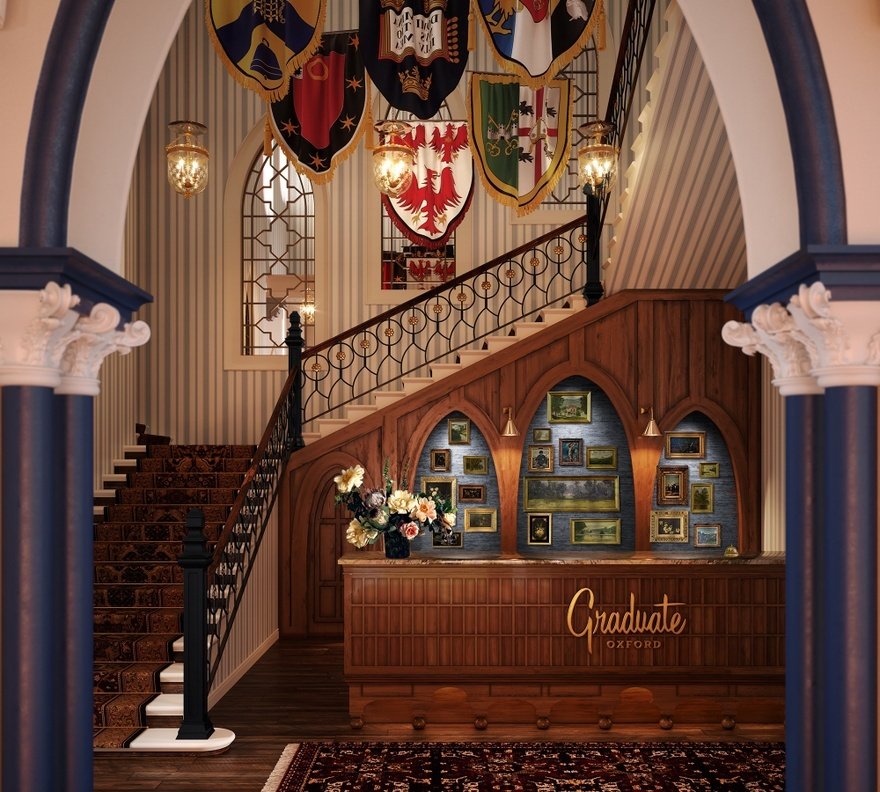 Reception at the Randolph hotel by Graduate Hotels