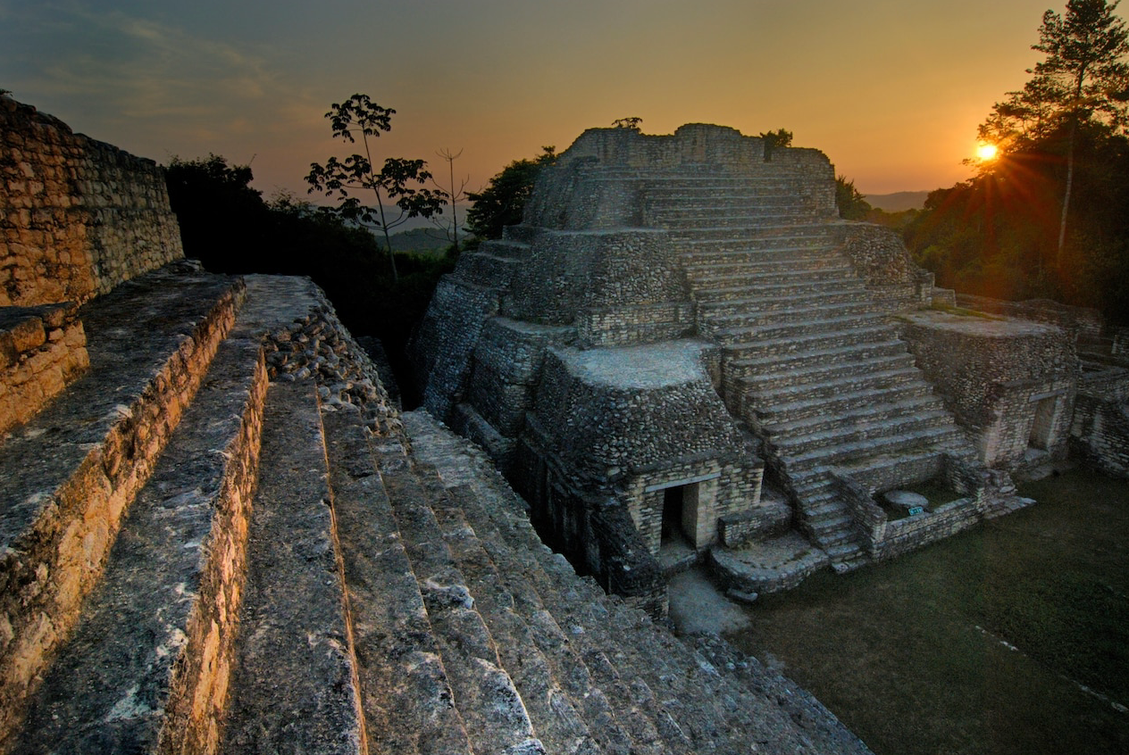 Caracol maya Ruins in Belize