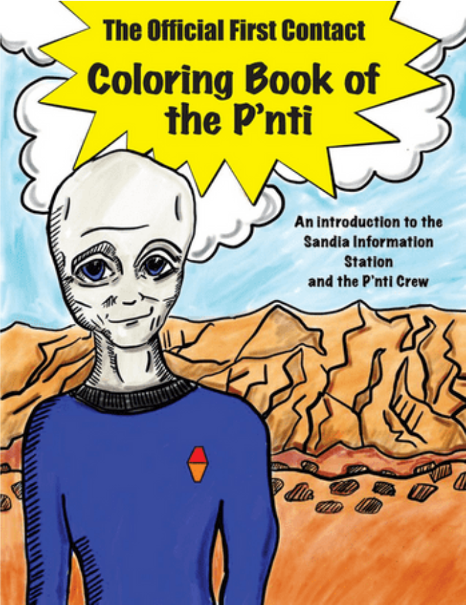 The Official First Contact Coloring Book of the P'nti