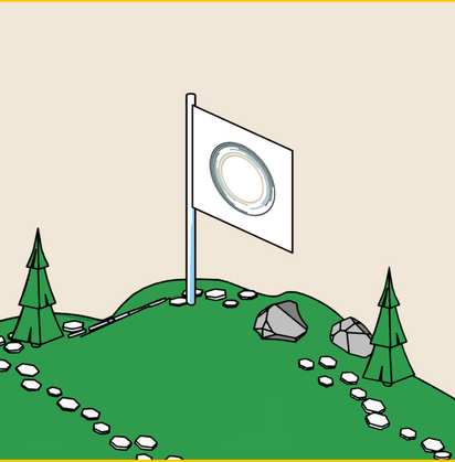 Illustration of a flag