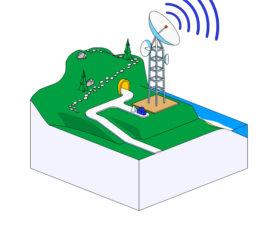Illustration of a radio