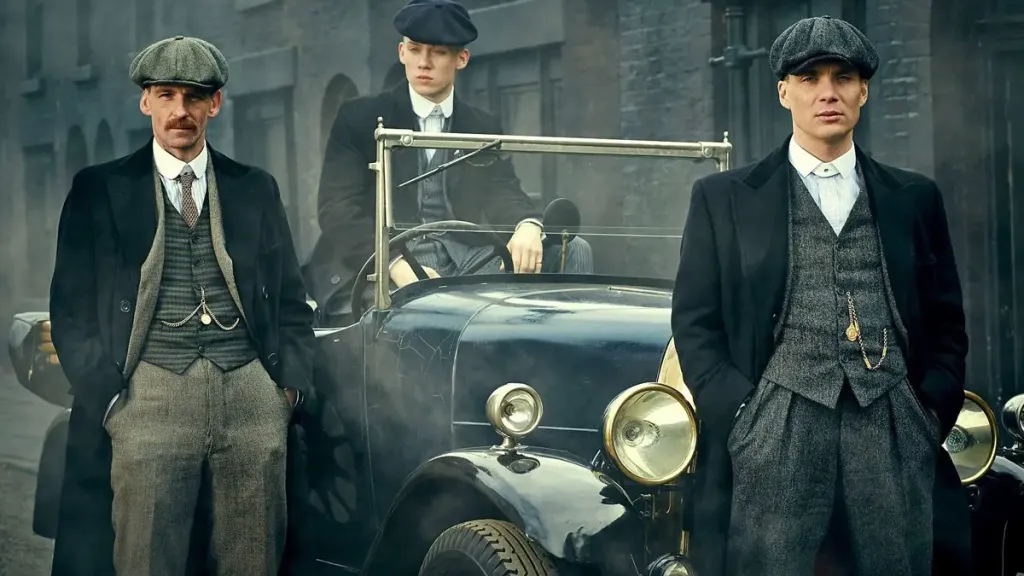 Tommy, John and Arthur Shelby in Peaky Blinders