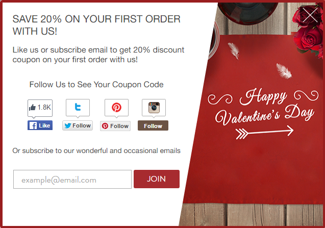 1. An Example of Welcome Coupon Pop-up.png