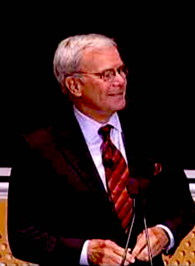 NBC broadcast journalist Tom Brokaw delivers the yearly Compton Lecture.